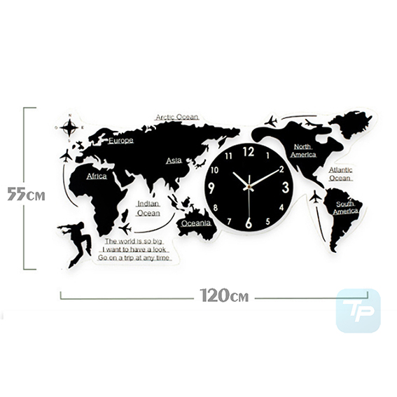 Đồng hồ bản đồ thế giới tại Đà Nẵng