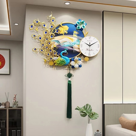 Đồng hồ treo tường chim công