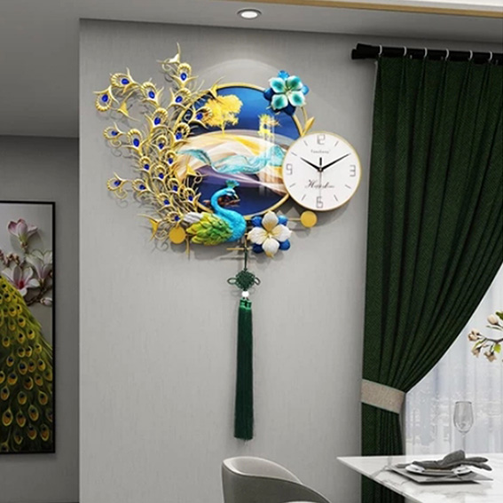 Đồng hồ treo tường chim công